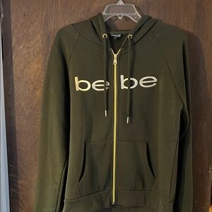 Bebe zip up hoodie. Size XL